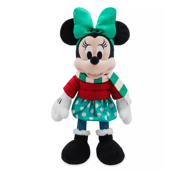 Disney Store Christmas 2021 Minnie Holiday Medium Plush New with Tag