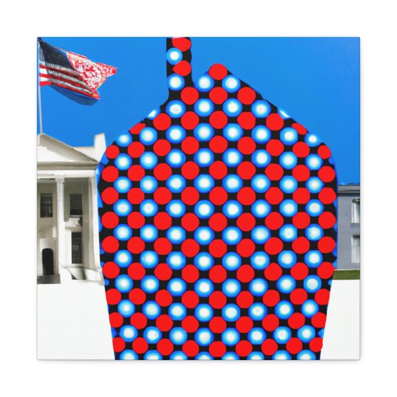 White House Surreal Dream - Canvas