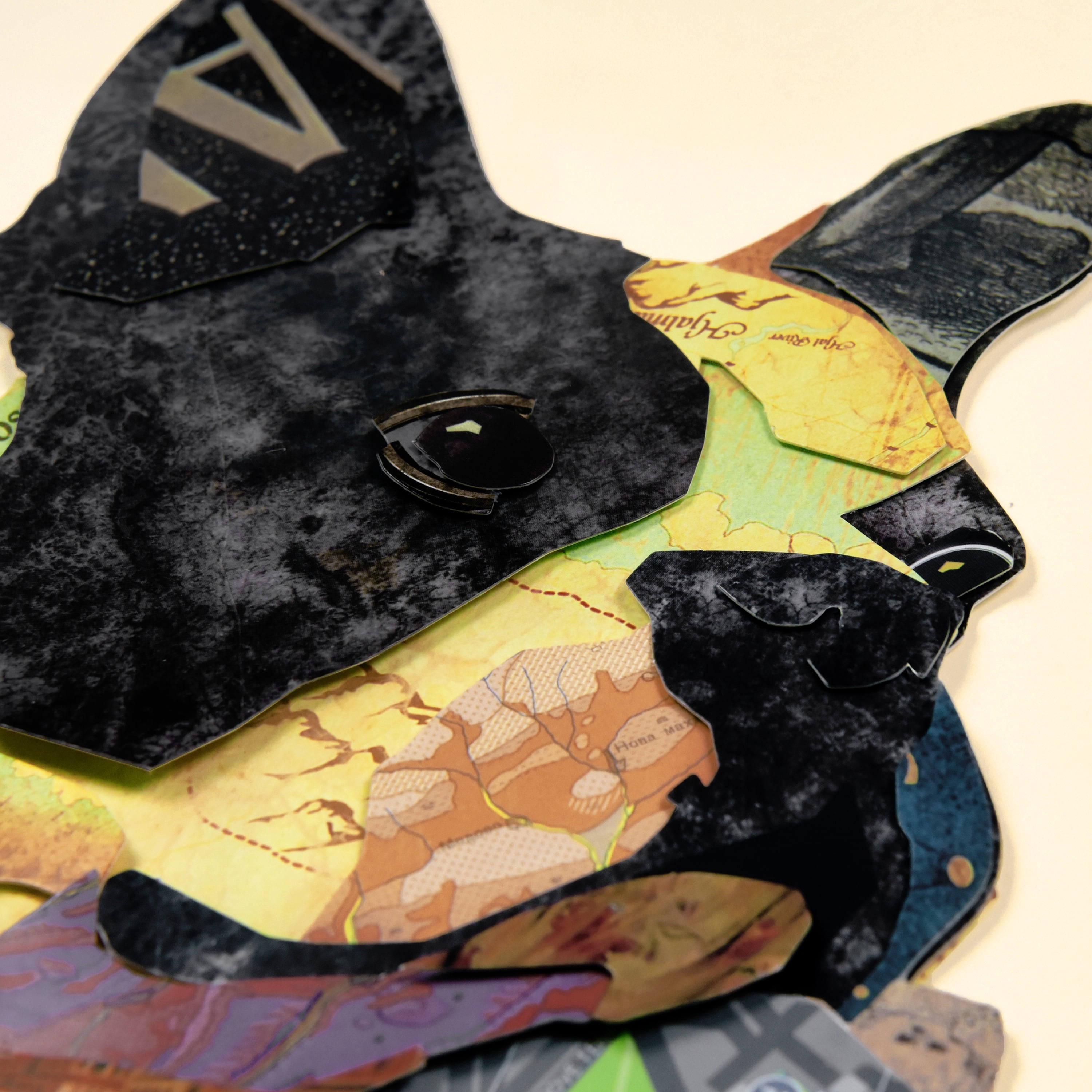 Empire Art Dog Animals & Insects Framed Mixed Media Art, by Alex Zeng