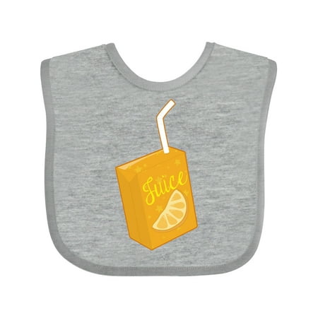 

Inktastic Orange Juice Box Gift Baby Boy or Baby Girl Bib