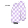thumbnail image 5 of ZNDUO Purple Abstract Plaid Texture Pattern Car Seat Covers, Breathable Polyester Universal Seat Covers for Cars, 2PCS Car Seat Covers Front Seats Only, 5 of 8