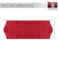 thumbnail image 2 of HOME WEAVERS Waterford Collection Cotton Bath Runner Rug, 22" x 60", Red, 2 of 9
