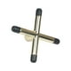 thumbnail image 4 of Cabezal de puente para taco de billar Accesorios de billar Taco de billar de fácil instalación Oro Negro, 4 of 9