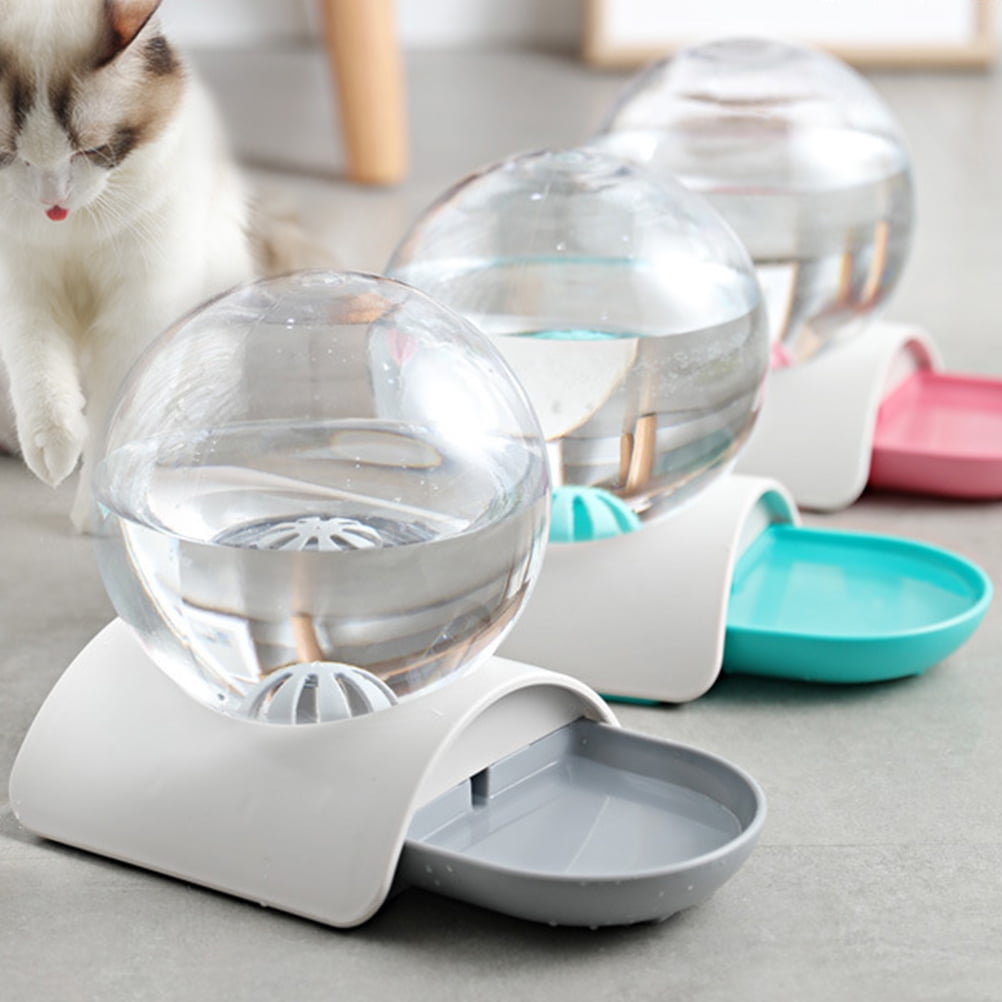 PBPBOX Durable Pink Automatic Water Dispenser for Pets Smooth Surface Water Bowl