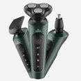 thumbnail image 2 of Soidarity Afeitadora eléctrica 9D, afeitadora multifuncional, afeitadora USB para coche, afeitadora recargable, 3 -in-1, recortadora de pelo Juegos de afeitado Verde 3 en 1, 2 of 6