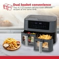 thumbnail image 2 of Holstein Housewares 8.4 QT Dual Basket Digital Air Fryer, 2 of 9