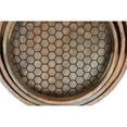 thumbnail image 2 of Set Of 3 Mango Wood Honeycomb Round Tray With Handle, 2 of 3