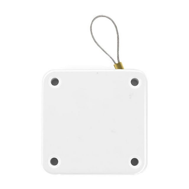 Binwennn Fermeture de Rideau de Douche Automatique Ouvre-Rideau de Douche Multifonctionnel Automatique 1000g Capteur Automatique avec Alarme à Cordon Supports de Porte