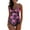 Purple, variant on Summer Savings Clearance! Edvintorg 2023 Womens Tankini Swimsuits Tummy Control Swimwear Two Piece Bathing Suits With Shorts