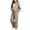 Khaki, variant on Bloomae Girls Hoodie Sweatsuit 2 Piece Full Zip Up Long Sleeve Hooded Sweatshirts and Elastic High Waist Wide Leg Jogger Sweatpants Trendy Cozy Athletic Tracksuit Sets