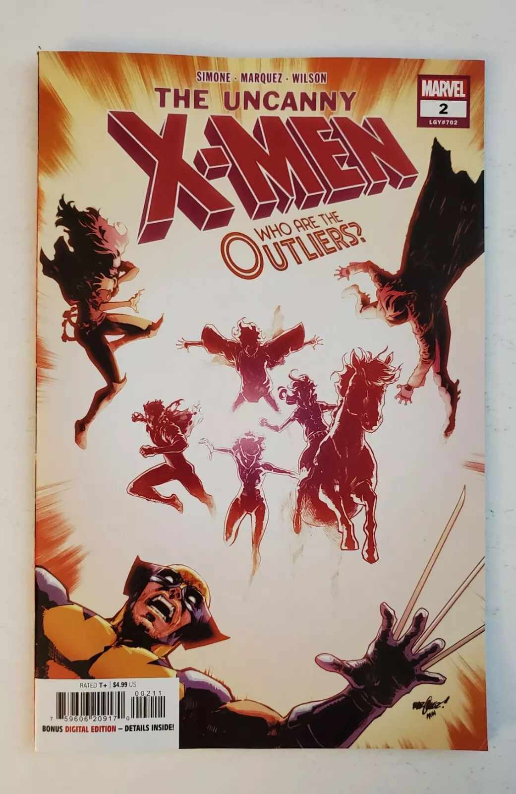 Uncanny X-Men #2. New. Marvel Comics. 1st app of The Outliers