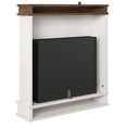 thumbnail image 2 of Ameriwood Home Mateo Fireplace with Mantel, Ivory Oak with Rustic Mantel, 2 of 9