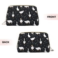 thumbnail image 3 of Cauagu Fashionable Goose Print Large Cosmetic Bag,Portable Cosmetics Pouch Travel Makeup Bag Large Capacity Travel Makeup Case Organizer Makeup Brush Organizer, 3 of 8