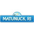 thumbnail image 1 of SignMission P-618 Matunuck Ri Matunuck, RI Rhode Island Beach Street Sign, 1 of 1
