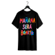 thumbnail image 1 of Camiseta informal con estampado "Mañana Será Bonito" para mujer: manga corta, cuello redondo, ligera, para todo el año, con diseño floral y de estrellas, ideal para primavera y verano | Top con estamp, 1 of 6