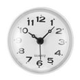 thumbnail image 1 of Miangastore 1Pc Waterproof Wall Clock for Bathroom with Mute Function and Suction Cup Hanging Design, 1 of 8