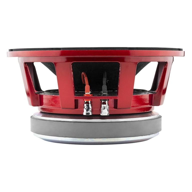 DS18 PRO-X10MBASS 10" Midbass Loudspeaker - 800W RMS, 8 Ohm, Red Steel Basket - Refurbished