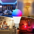 thumbnail image 2 of CNKOO WiFi Smart LED Light Bulb Globe RGB Color Lamp 15W For Alexa Google Home E27B22, 2 of 4