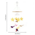 thumbnail image 2 of Raindrops Felt Wind Chime Charm Pendant for Kids Room Decoration Assorted Color Lightweight and Portable 1pc, 2 of 8