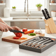 thumbnail image 2 of Juego de Cuchillos para Cocina de Acero Inoxidable Mango de Madera, 6 Piezas, Set Cuchillos para Chef, Incluye Cuchillos y Pelador con Caja de Regalo, 2 of 8