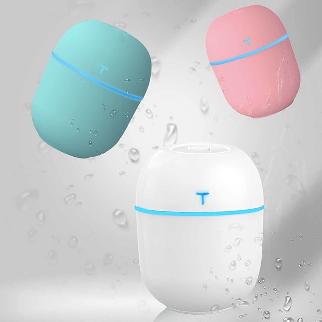 Xihbxyly Humidificador para Coche, Diseño Silencioso de Escritorio Usb, Gran Capacidad, Luz Nocturna, Aromaterapia y Alivio Del Estrés, Purificador de Aire, para Uso En Casa o En La Oficina, Tamaño 1