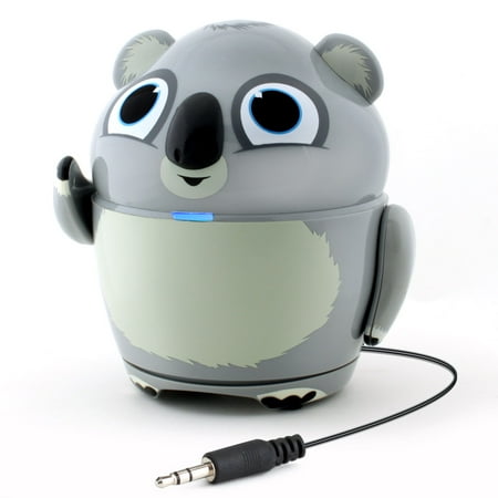 GOgroove 3.5mm AUX Portable Koala Speaker Kit with Rechargeable Battery & Built-in 3.5mm Cord- Works with Dragon Touch 7