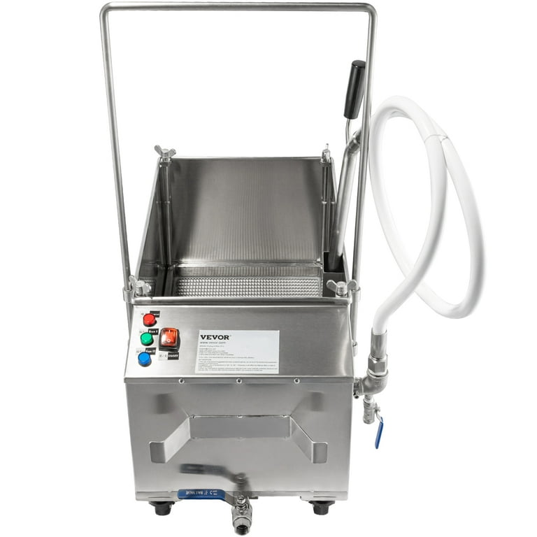 Cooking Deep Fryer Oil Filter Frying Machine Automatic Commercial
