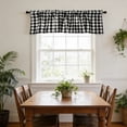 thumbnail image 5 of Solid Color Window Valance Curtain with Light Blocking Effect, Cottage Style, Versatile for Living Room, Kitchen & Bedroom, Durable Polyester Fabric, 5 of 5