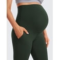 thumbnail image 4 of CRZ YOGA Women Butterluxe Maternity Flare Leggings with Pockets 31 Inches Pants, 4 of 4