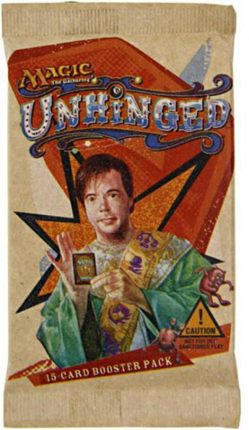 1x MTG Magic The Gathering English Unhinged Unopened Factory Booster Pack for sale online 