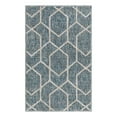thumbnail image 3 of Unique Loom Eco Trellis Collection Area Rug - Mondo (2' x 3' Rectangle Harbor Blue/Ivory), 3 of 7