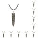 thumbnail image 3 of Guardurnaity Abalorio de columna hexagonal, hallazgos exquisitos, colgantes colgantes de aniversario hechos a mano, accesorios de dijes de cristal, piedra Piedra brillante 10piezas Guardurnaity CBP376027, 3 of 4