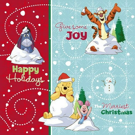 Pooh Christmas Roll Wrap