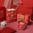 thumbnail image 3 of Happy Birthday Surprise Jumping Box Valentine's Day Party Decorations Red Envelope Gift Box Anniversary Pop-Up Explosion Gift Box Creative Bounce Box DIY Folding Paper Box Surprise Gift Box A-6 BOX, 3 of 8