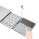 thumbnail image 4 of inalámbrico plegable de 140 mAh con almohadilla , carga USB, para Windows, Android, IOS, teléfonos móviles, tabletas, computad Gris-plata shamjiam Teclado plegable inalámbrico, 4 of 7