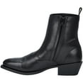 thumbnail image 3 of Laredo Men's Side Zipper Western Boot Round Toe Black 10 EE  US, 3 of 7