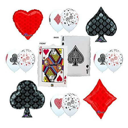 Casino Night 13pc Party Balloon Decorations Walmart Com