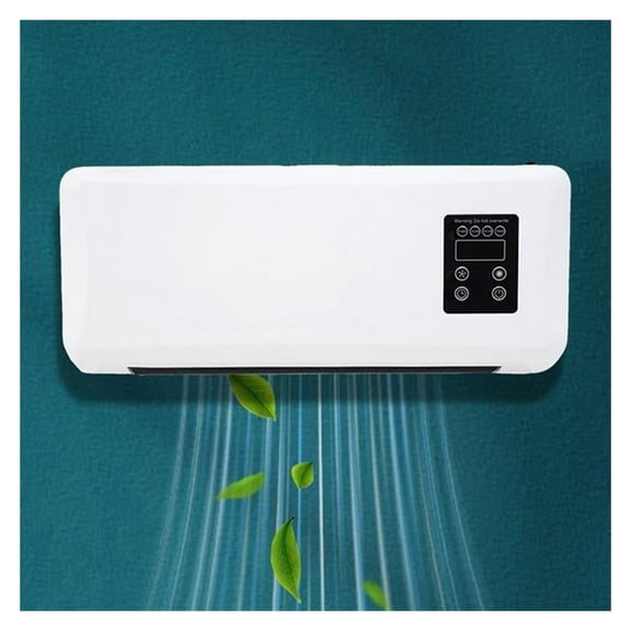 Dual-Purpose Fan Cold and Heat Fans with Timer Easy Control Wall Mounted Portable Fan