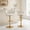 White, variant on Howcool Velvet Swivel Bar Stools Set of 2 with Back and Arms, Adjustable Counter Height Kitchen Island Chairs with Gold Metal Legs & Base for Home Bar Dining Room