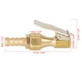 thumbnail image 2 of 8mm Vehicle Tire Chuck Clip Air Inflator Compressor Pump Adapter Accessories, 2 of 5