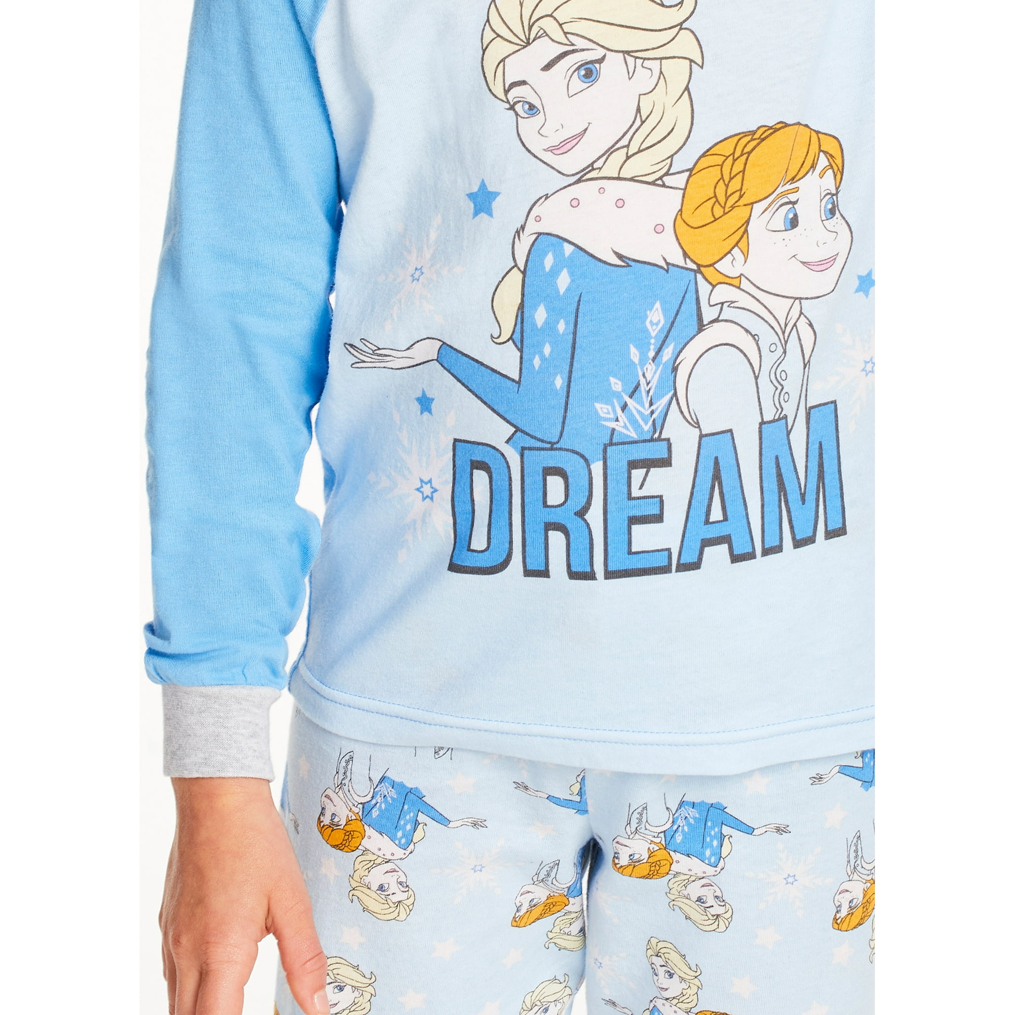 Disney Frozen Pajamas for Girls 2 Piece Sleepwear Girls PJ Set 6 Walmart