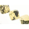 Puffed Green Serpentine Flat Round Beads Semi Precious Gemstones Size: 47x47mm Crystal Energy Stone Healing Power for Jewelry Making