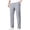 Light Gray, variant on WEAIXIMIUNG Winter Pants Men's Fashionable Elastic Loose Pants Casual Ice Silk Elastic Straight Leg Pants Jogging Sports
