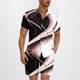 thumbnail image 4 of Mens Camisas de Manga Larga Casual Elegante Cuadrado Girar Hacia Abajo Cuello Botón Blusa, Verano de Spandex, 4 of 5