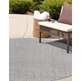 thumbnail image 3 of Jill Zarin Outdoor Collection Area Rug - Costa Rica (7' 1" Round Pink and Aqua/Light Blue), 3 of 11
