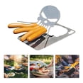 thumbnail image 3 of Sonducket Sausage Skewer Professional Hot Dog Stainless Grilling Cooking Stick Party Forks Steel Food Barbecue Meat Skewers Estufas de camping No. 4 Sonducket OD014726-04, 3 of 6