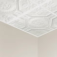 thumbnail image 2 of Great Lakes Tin Rochester Gloss White 2ft x 2ft Lay In Ceiling Tiles (5 Pack), 2 of 6