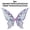 White, variant on Doomiva Glitter Butterfly Angel Wings Gradient Effect Flower Fairy Sheer Shiny Wings for Christmas White One Size