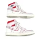 thumbnail image 4 of N I-K-E A i r-Jor-dan 1 RETRO High Cut Sneakers 555088 160 Men s White Red N I-K-E Appar, 4 of 6