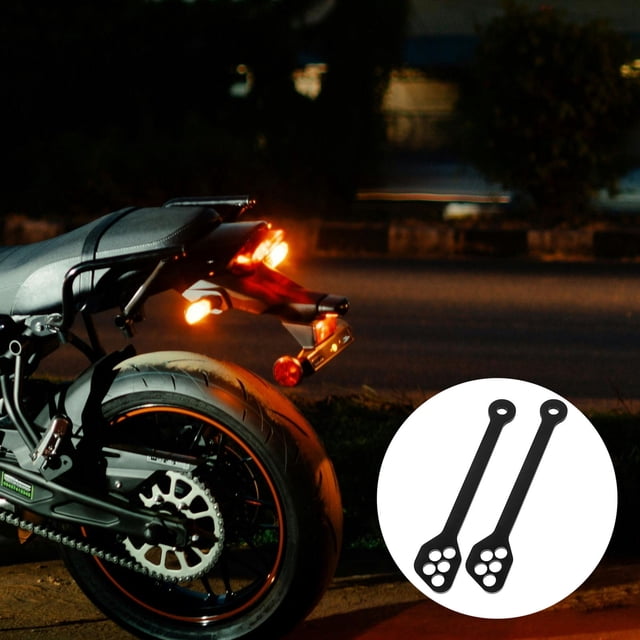 WEUVEB 1Par Link De Suspensión Trasera Ajustable Para Motocicleta En Metal Negro Para Y Estabilidad